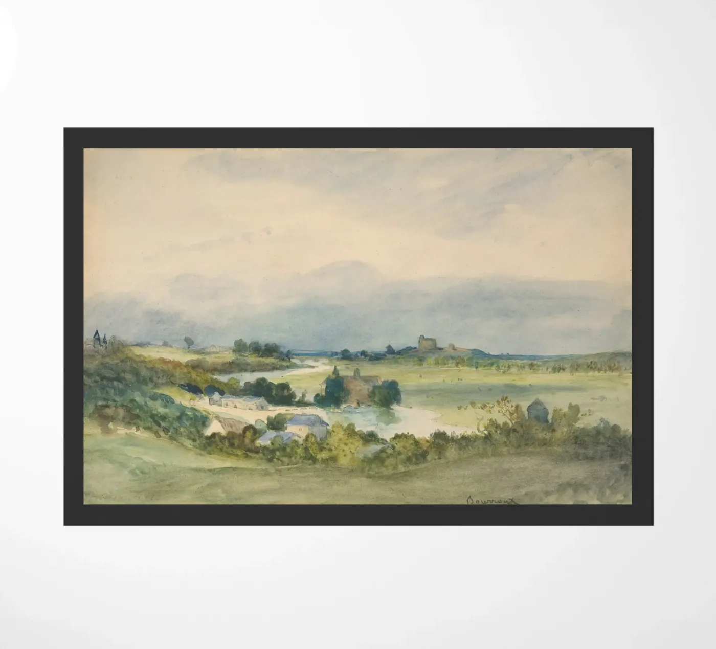 Extensive landscape deurmat van vintageshop