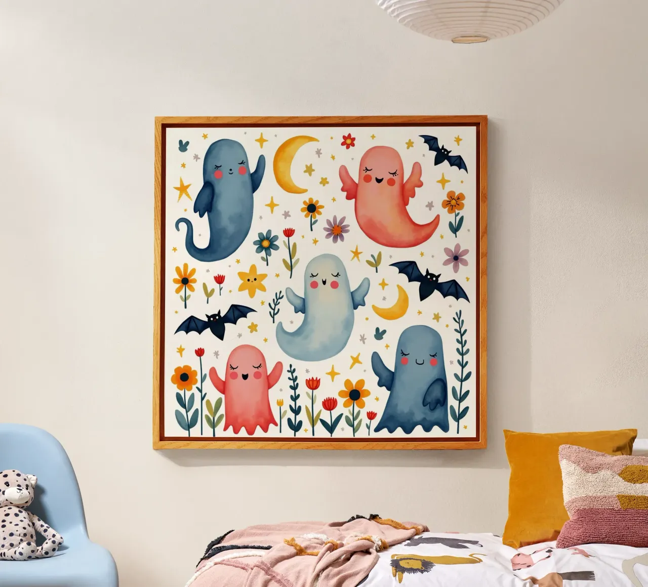 Kawaii Ghosts plexiglass da Sasyall Graphics