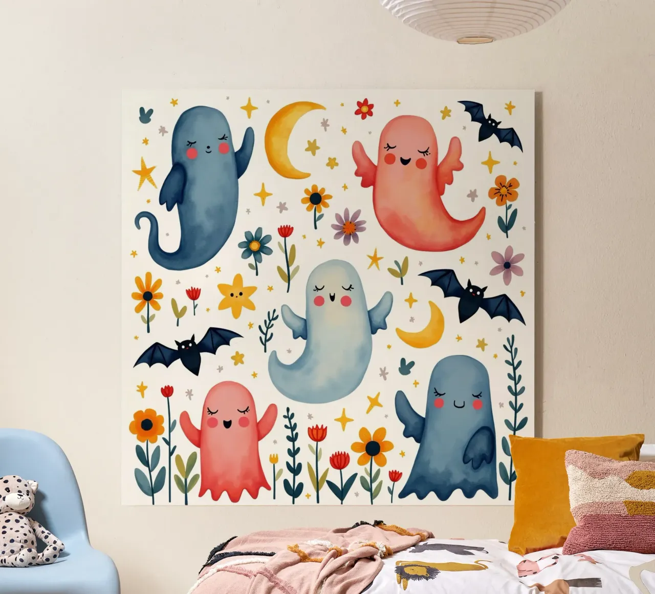 Kawaii Ghosts plexiglass da Sasyall Graphics