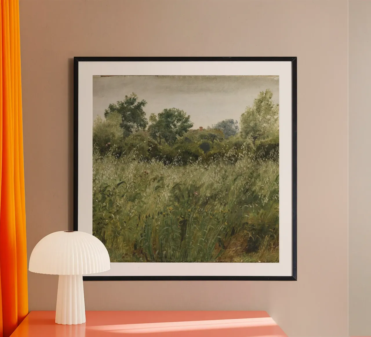 Field of Oats near Vejby poster da vintageshop