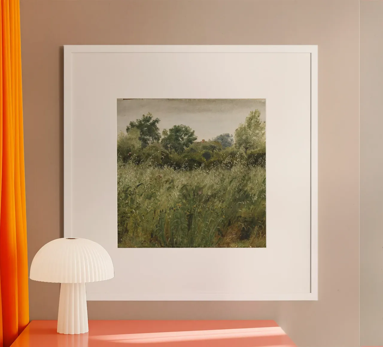 Field of Oats near Vejby poster da vintageshop