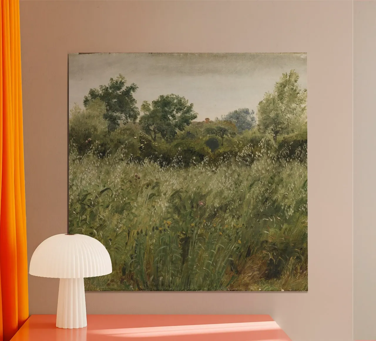 Field of Oats near Vejby poster da vintageshop