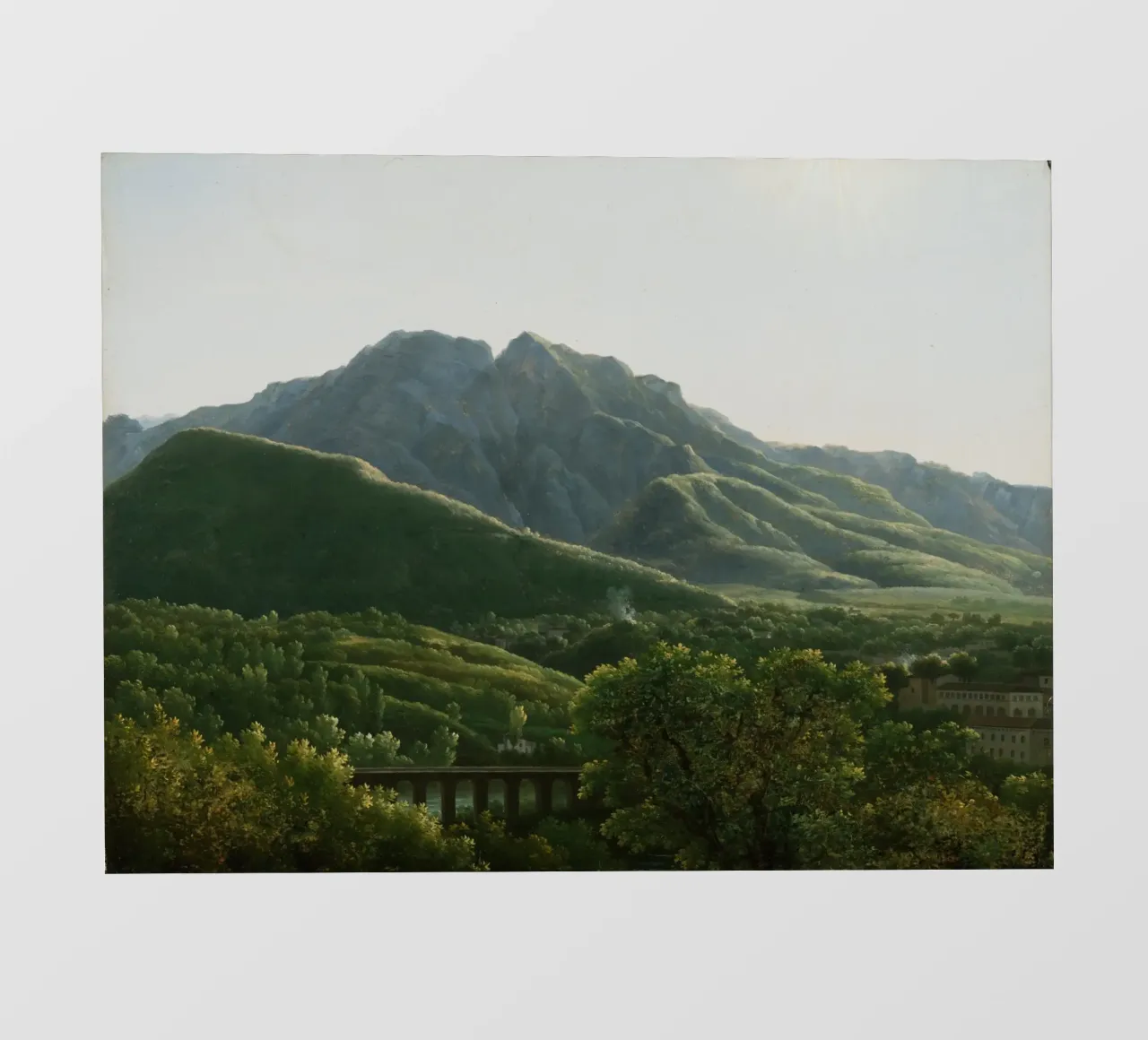 View of the Bridge and Part of the Town of Cava telo in pvc da vintageshop