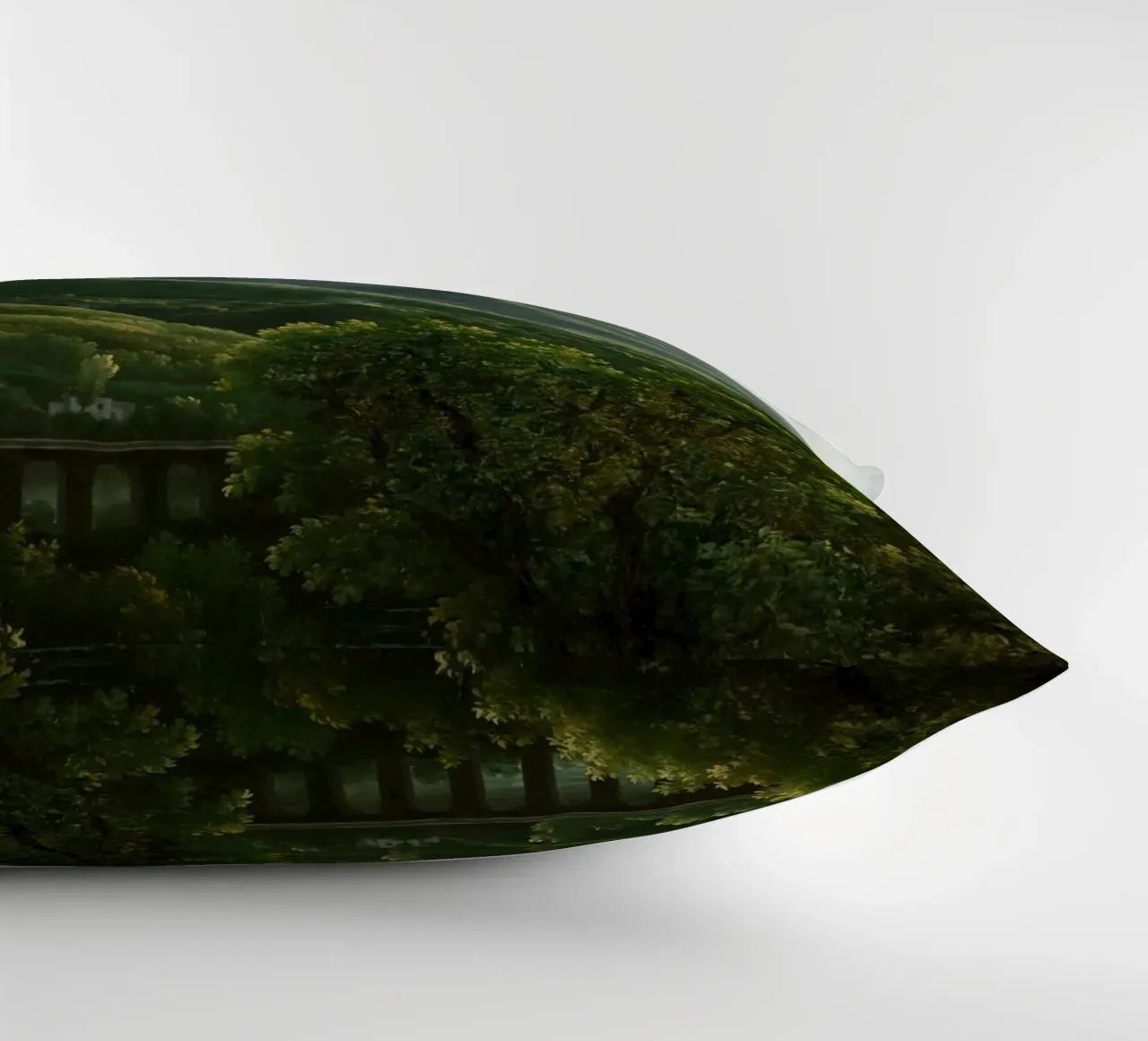 View of the Bridge and Part of the Town of Cava cuscino da vintageshop