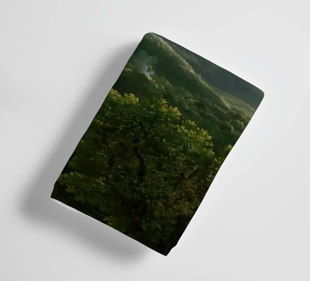 View of the Bridge and Part of the Town of Cava towel by vintageshop