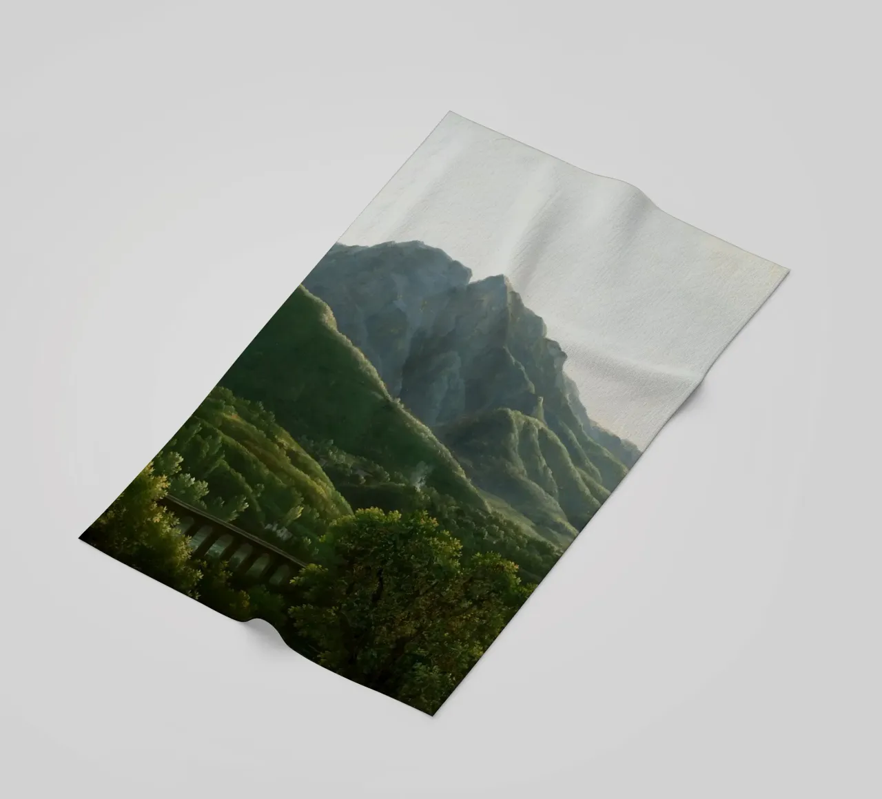 View of the Bridge and Part of the Town of Cava telo mare da vintageshop