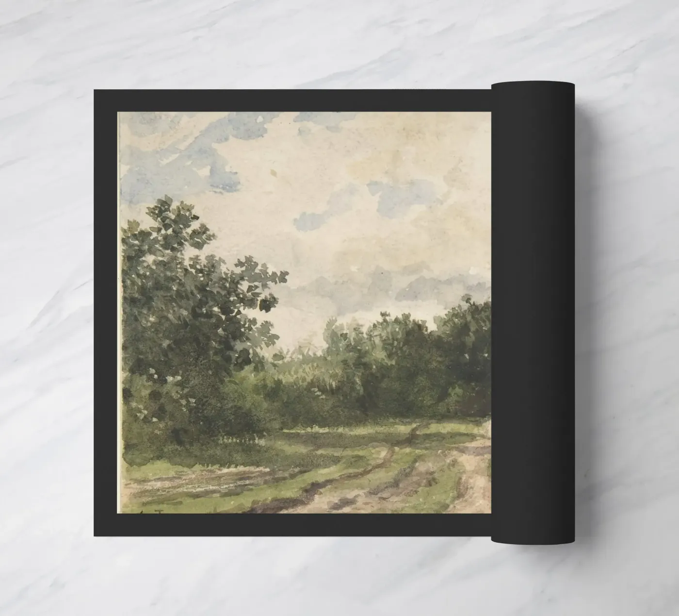 Landscape Fußmatte von vintageshop