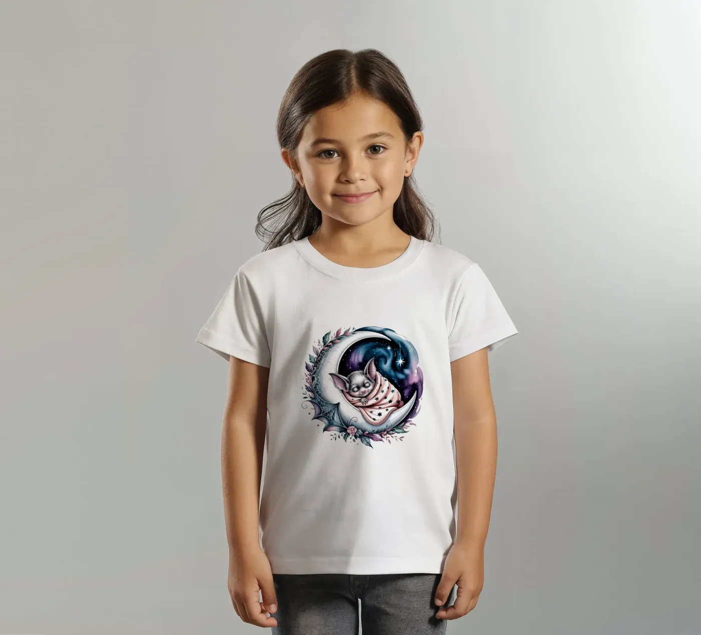 Sleeping bat t-shirt bambini da Sasyall Graphics