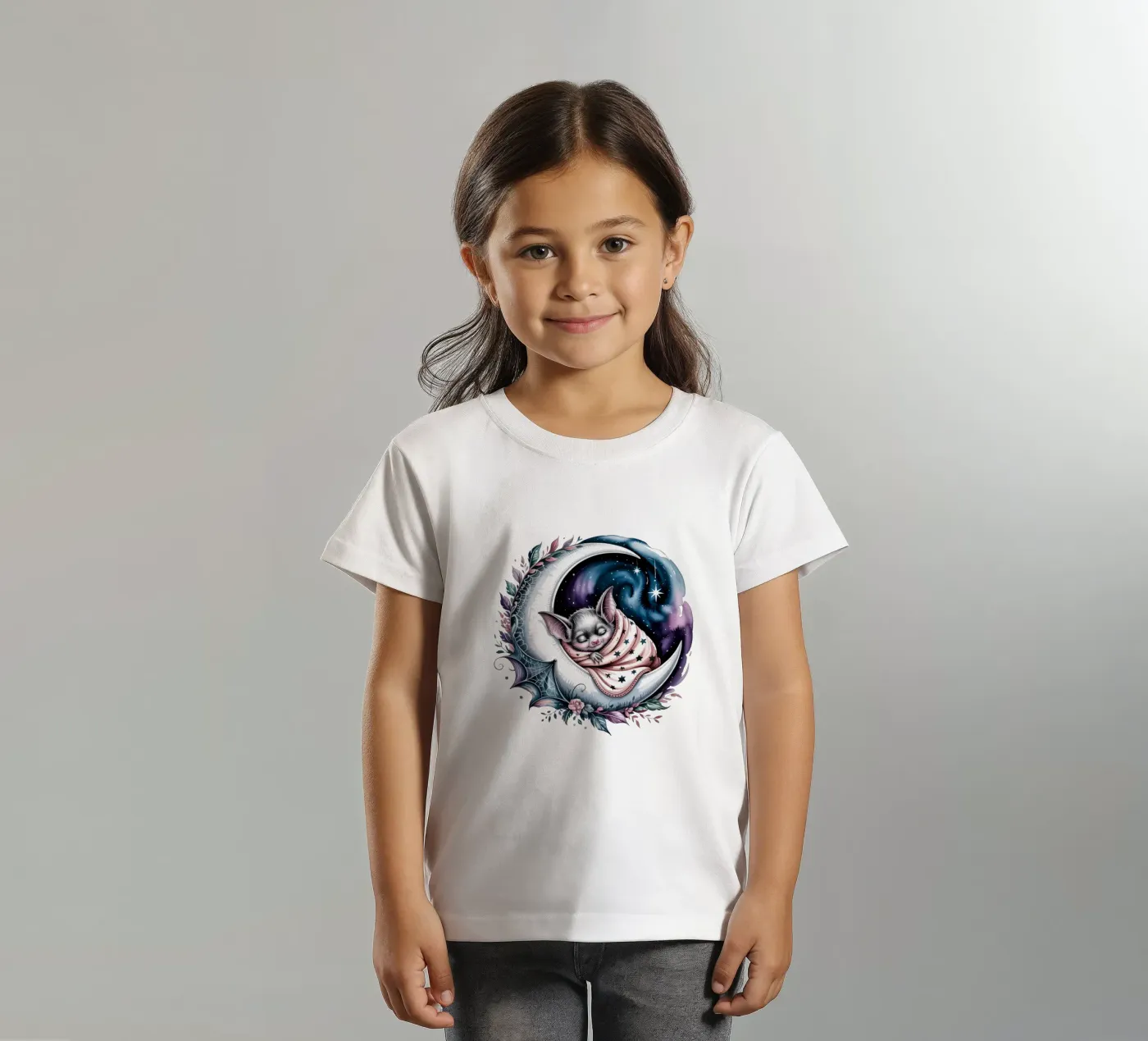 Sleeping bat t-shirt bambini da Sasyall Graphics