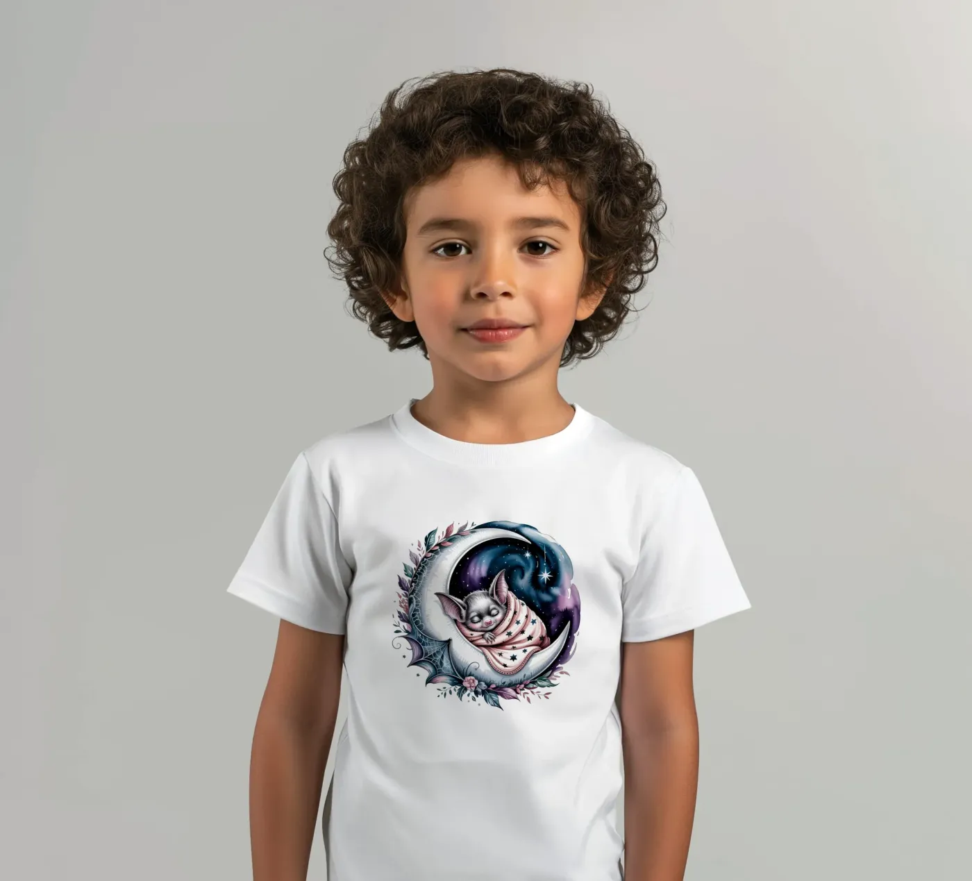Sleeping bat t-shirt bambini da Sasyall Graphics