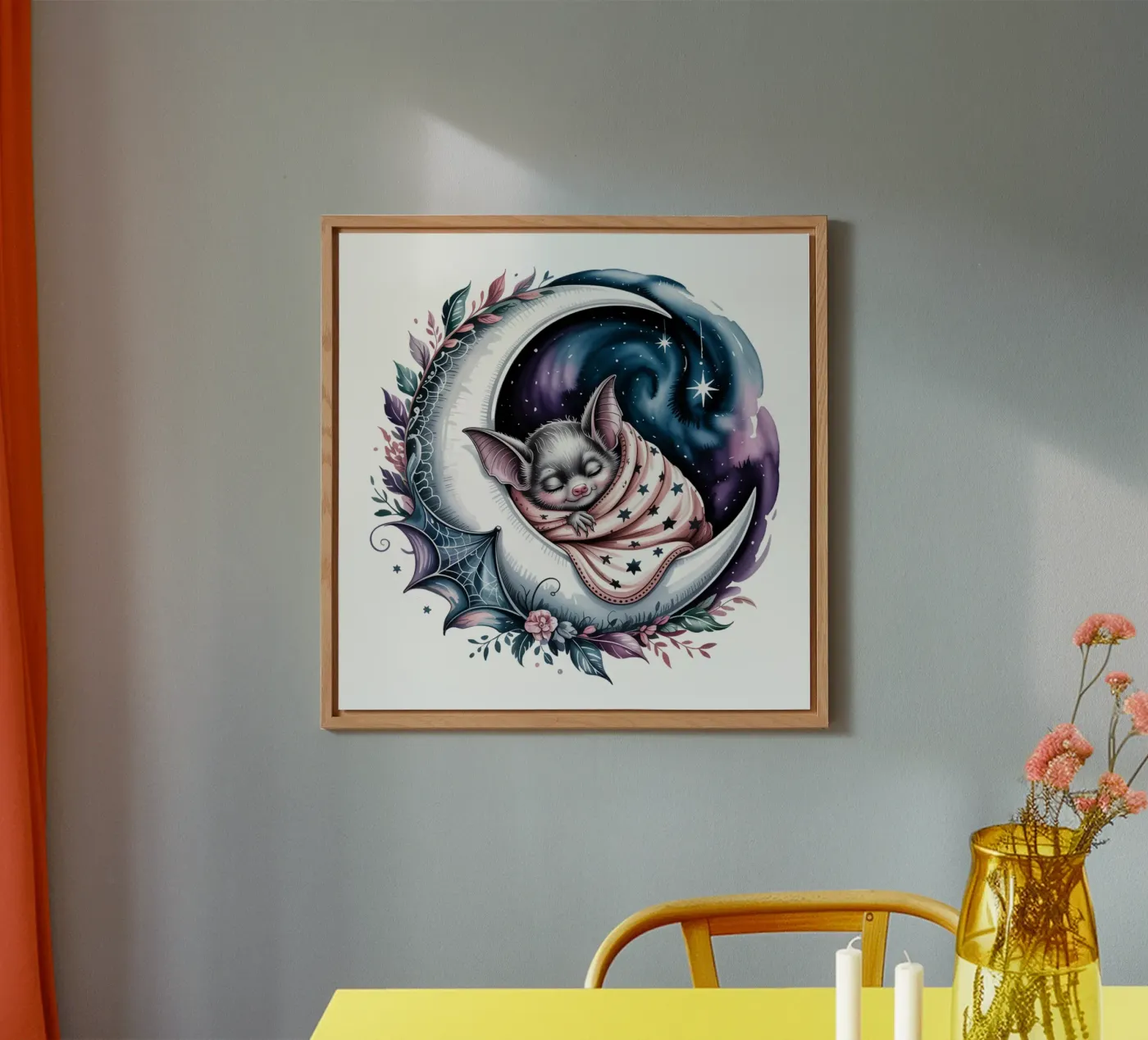 Sleeping bat pannello forex da Sasyall Graphics