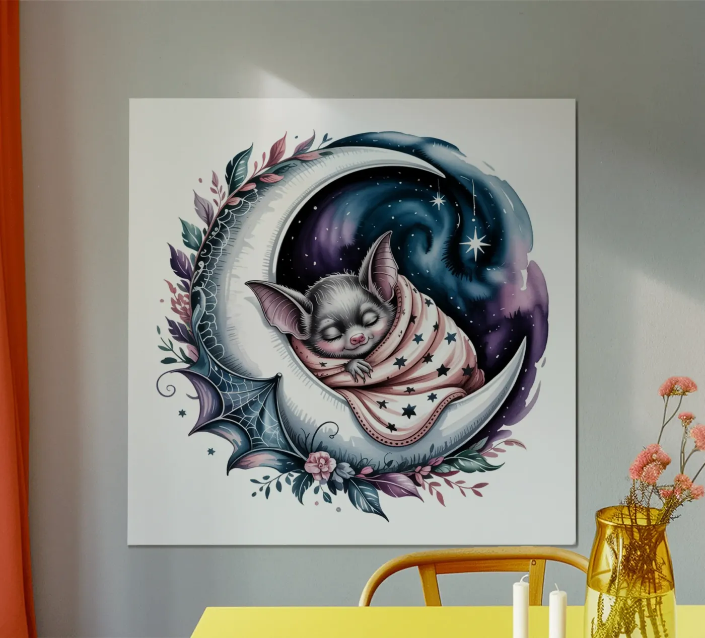 Sleeping bat poster da Sasyall Graphics