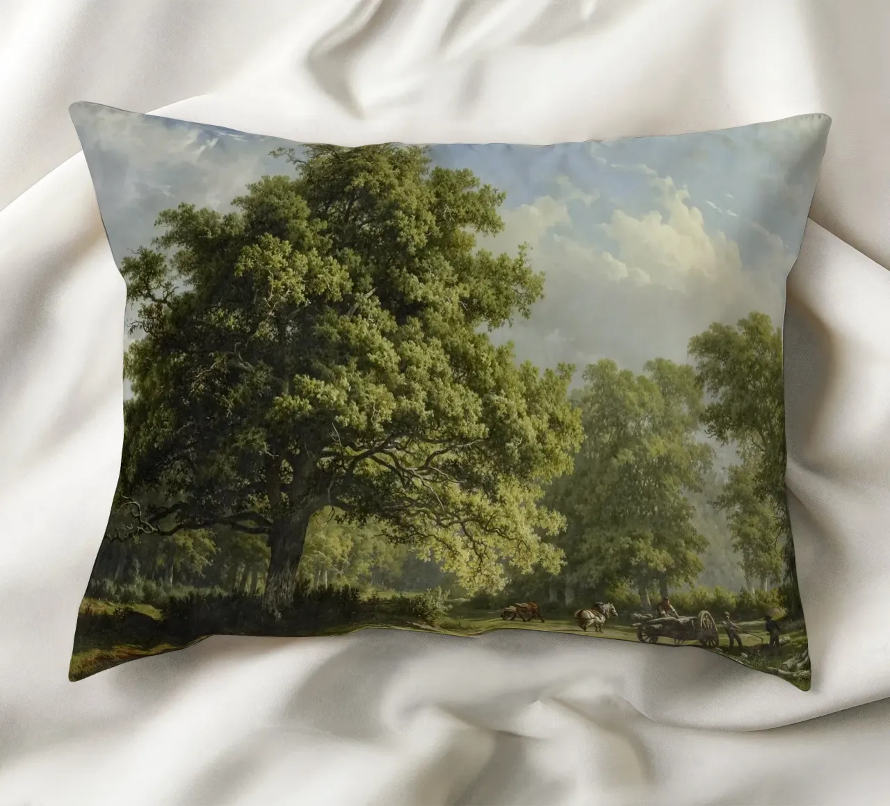 View in the Bentheim Forest cuscino da vintageshop