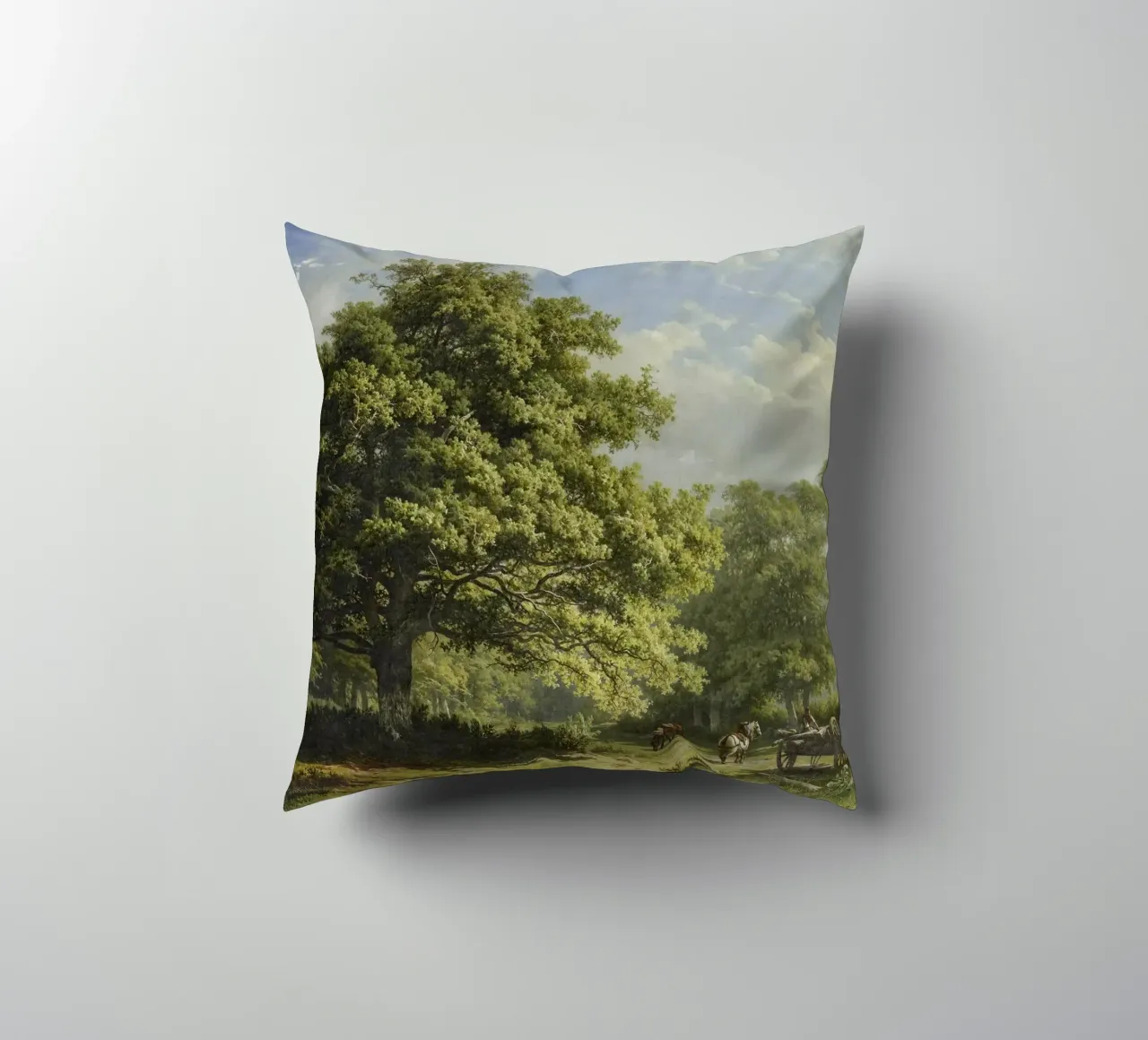 View in the Bentheim Forest cuscino da vintageshop