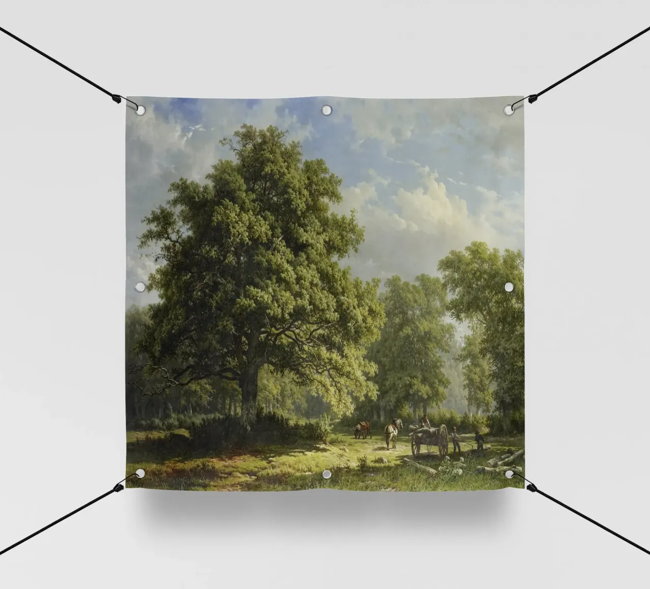 View in the Bentheim Forest telo in pvc da vintageshop