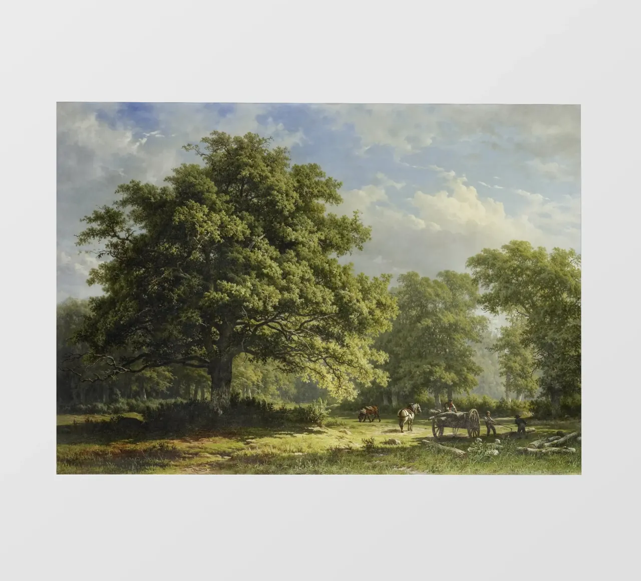 View in the Bentheim Forest telo in pvc da vintageshop