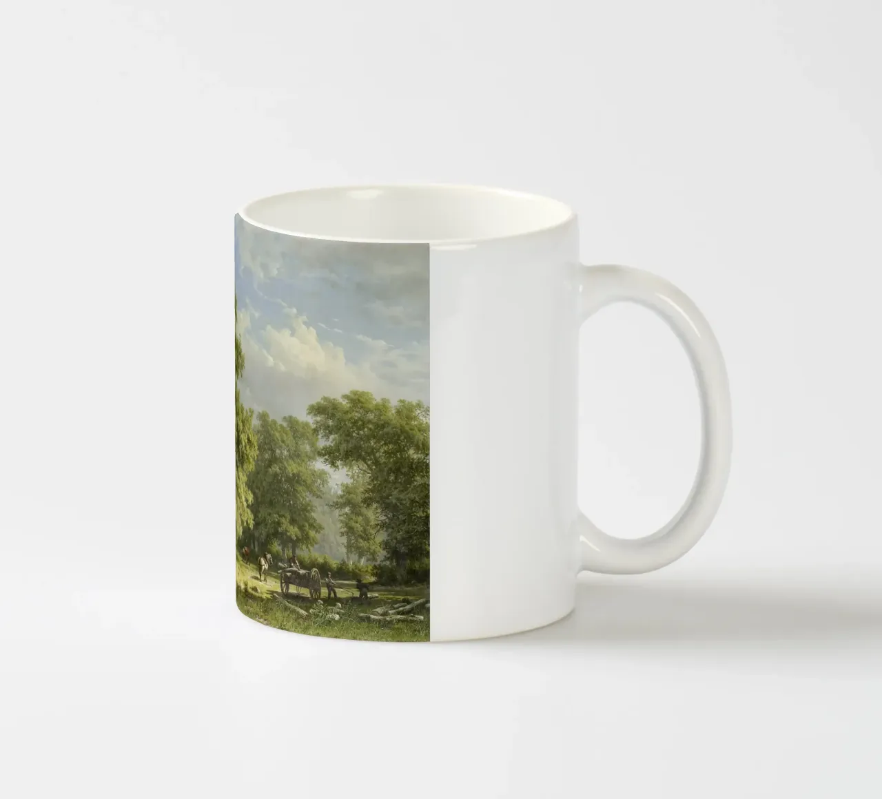 View in the Bentheim Forest tazza in ceramica da vintageshop