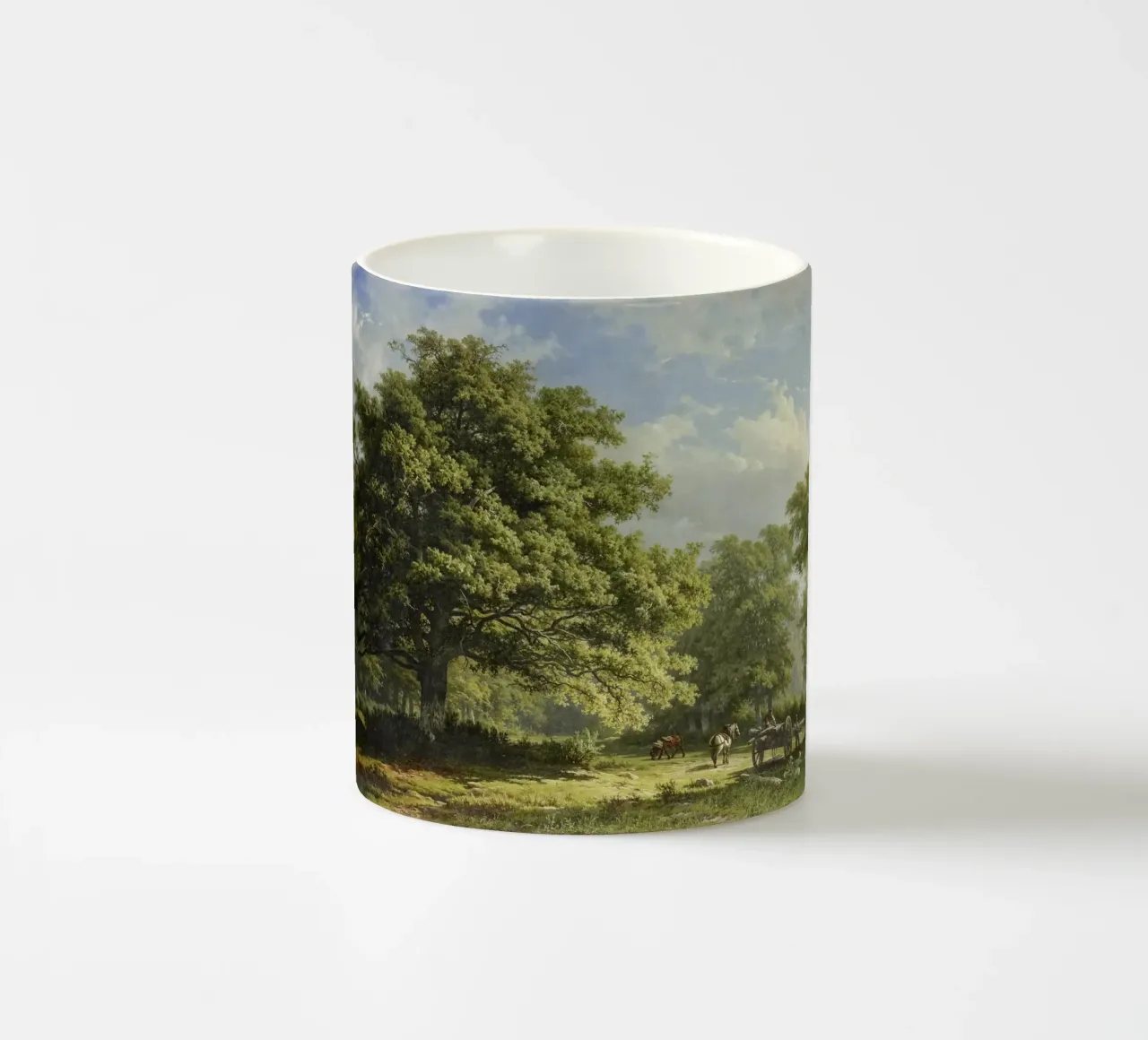 View in the Bentheim Forest tazza in ceramica da vintageshop