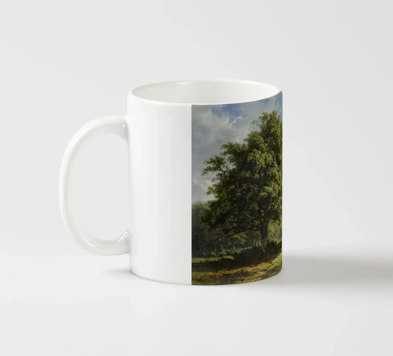 View in the Bentheim Forest tazza in ceramica da vintageshop