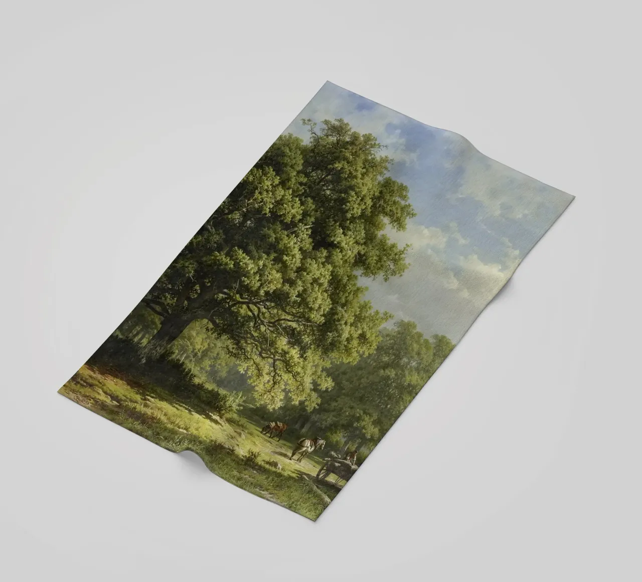 View in the Bentheim Forest telo mare da vintageshop
