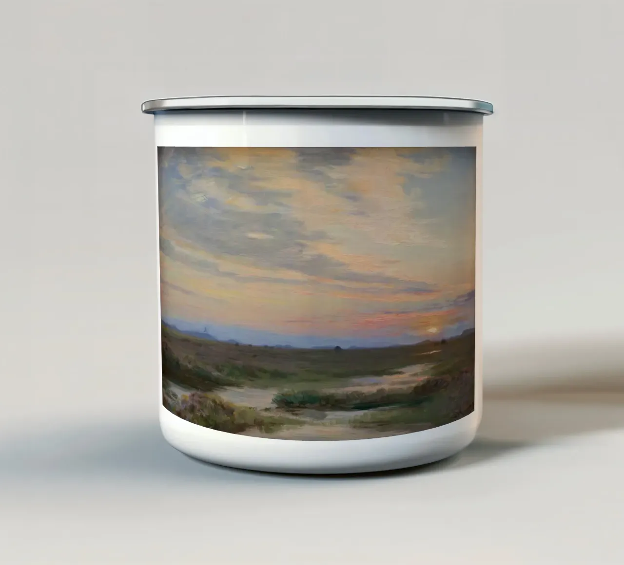Evening at Skagen tazza in smalto da vintageshop