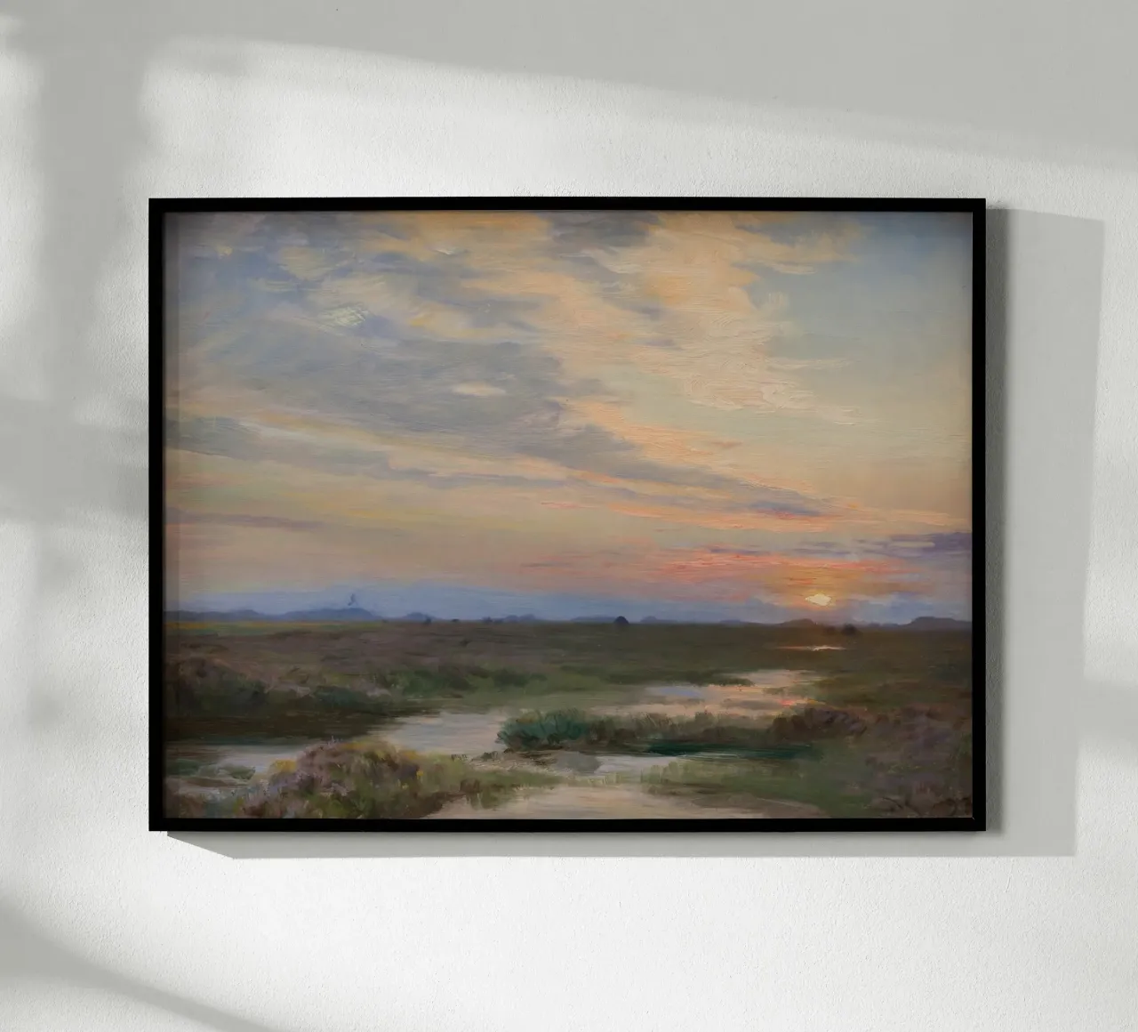 Evening at Skagen poster con telaio in plastica da vintageshop