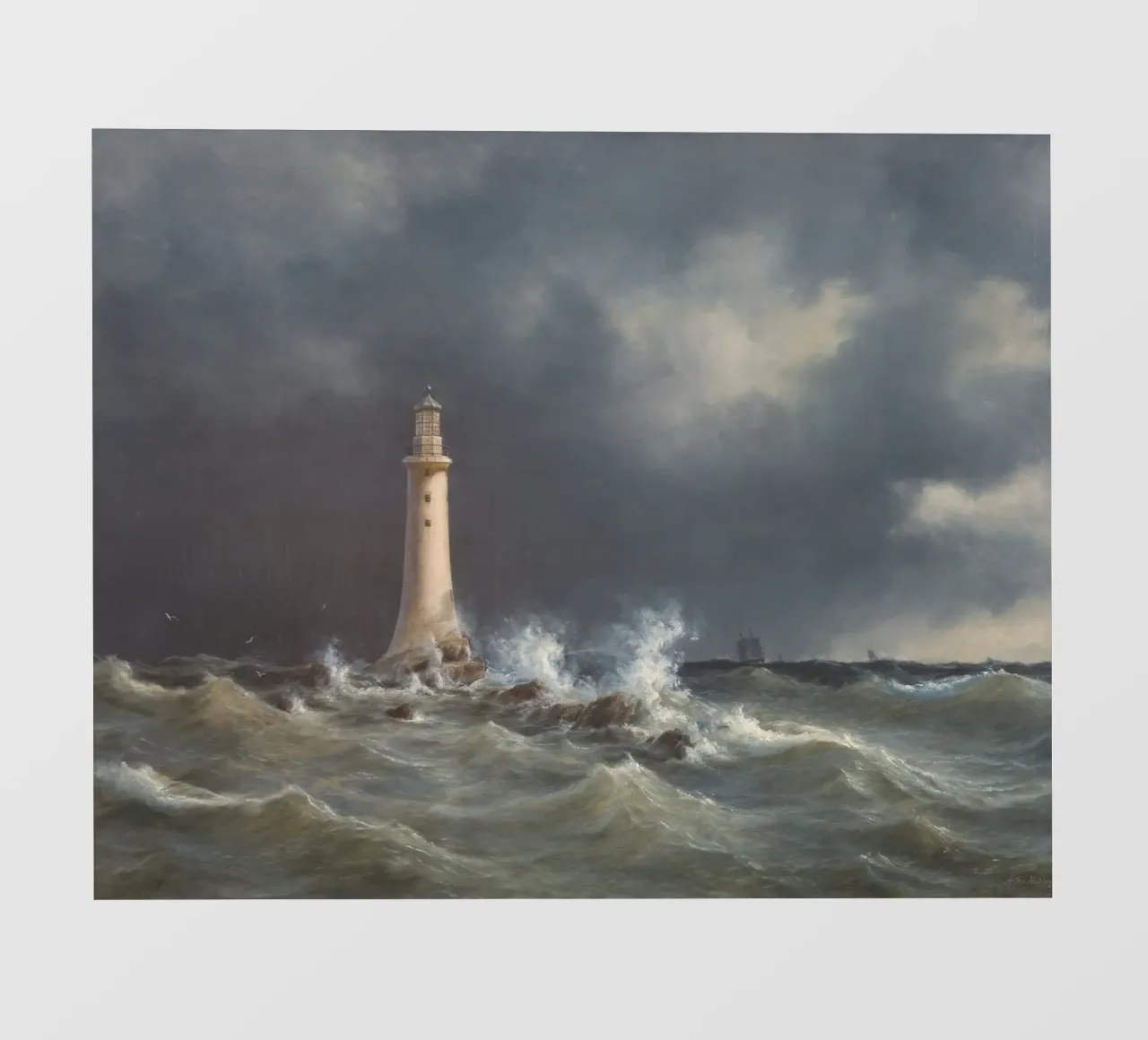 Eddystone Lighthouse pellicola backlit da vintageshop