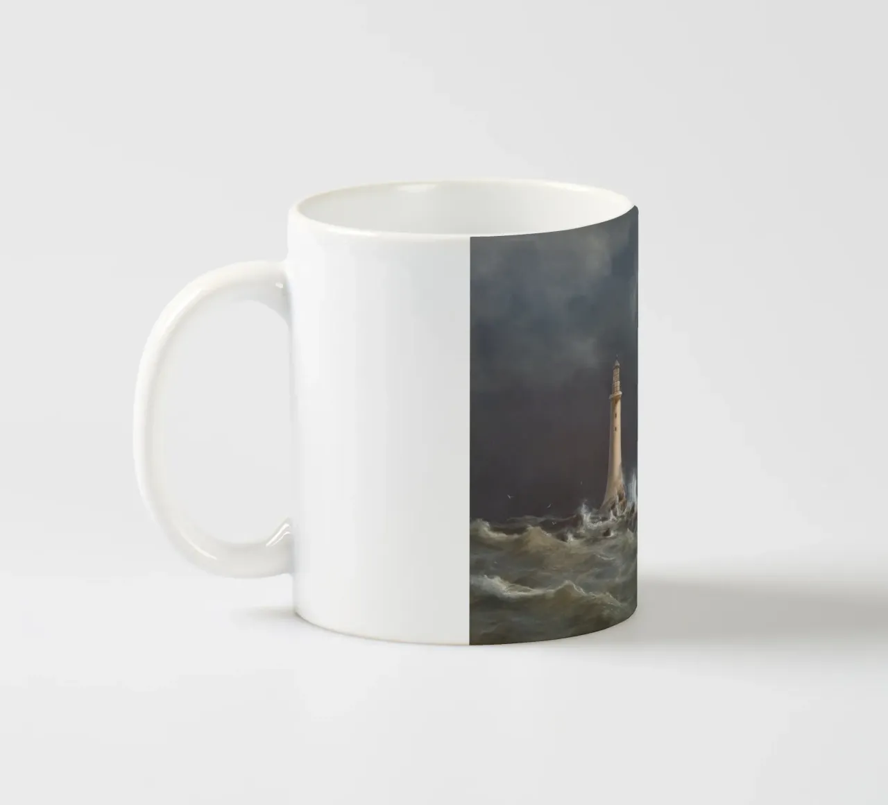 Eddystone Lighthouse tazza in ceramica da vintageshop