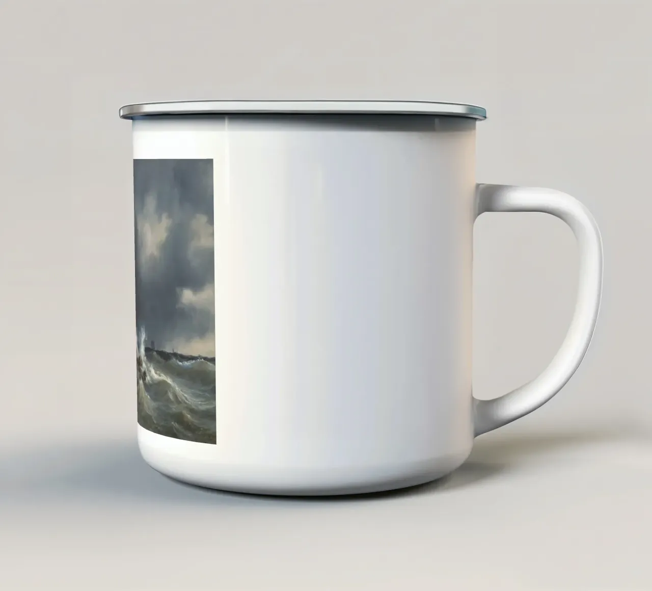 Eddystone Lighthouse tazza in smalto da vintageshop