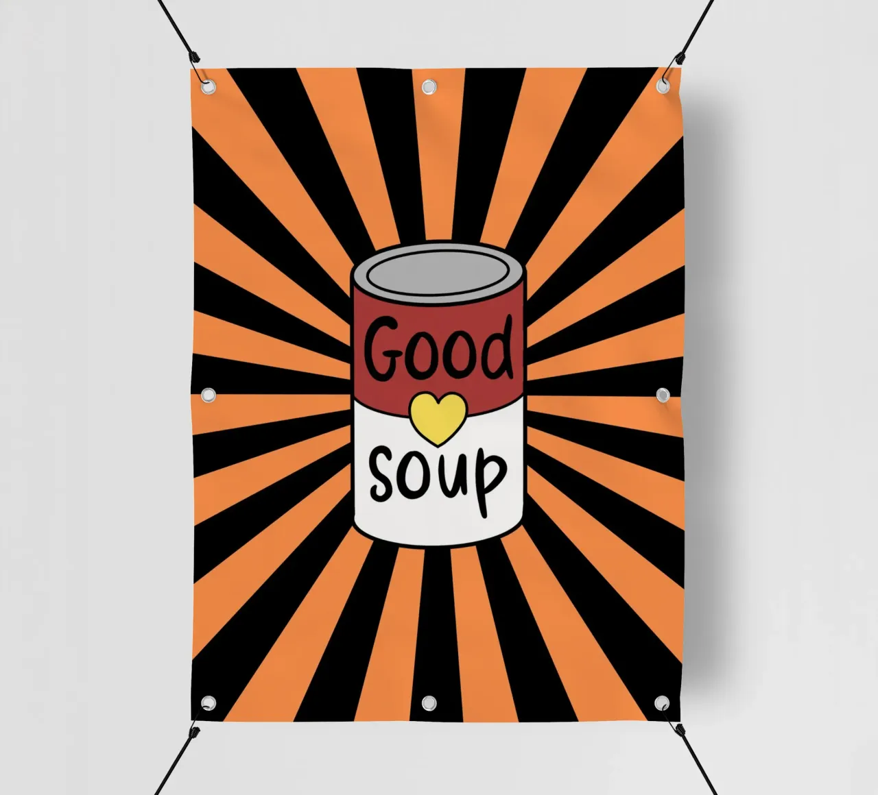 Retro soup telo in pvc da PinkCandyWalls
