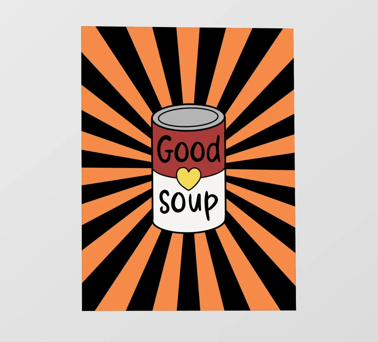 Retro soup telo in pvc da PinkCandyWalls