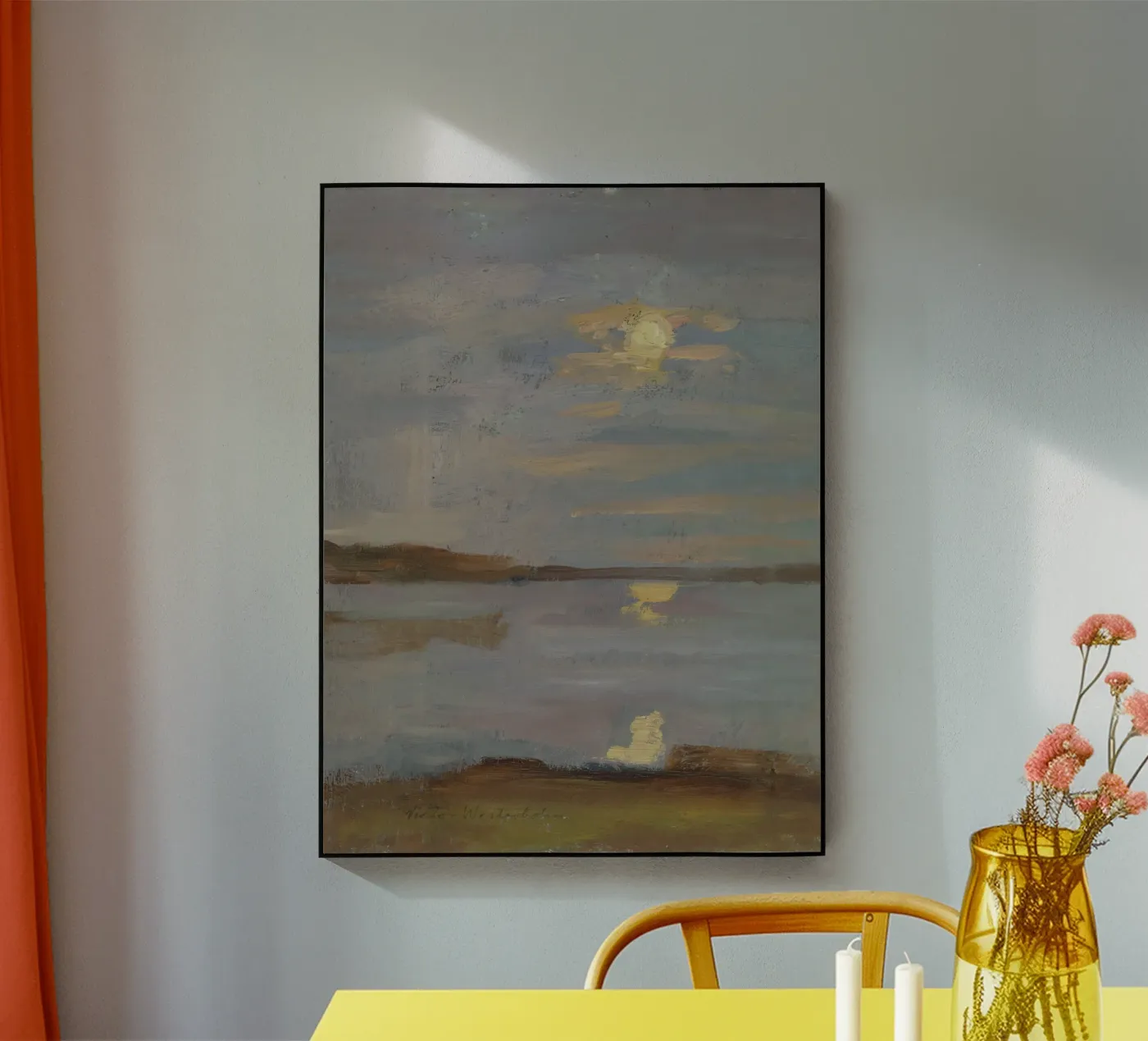 Evening sun Acryl-Glas von vintageshop