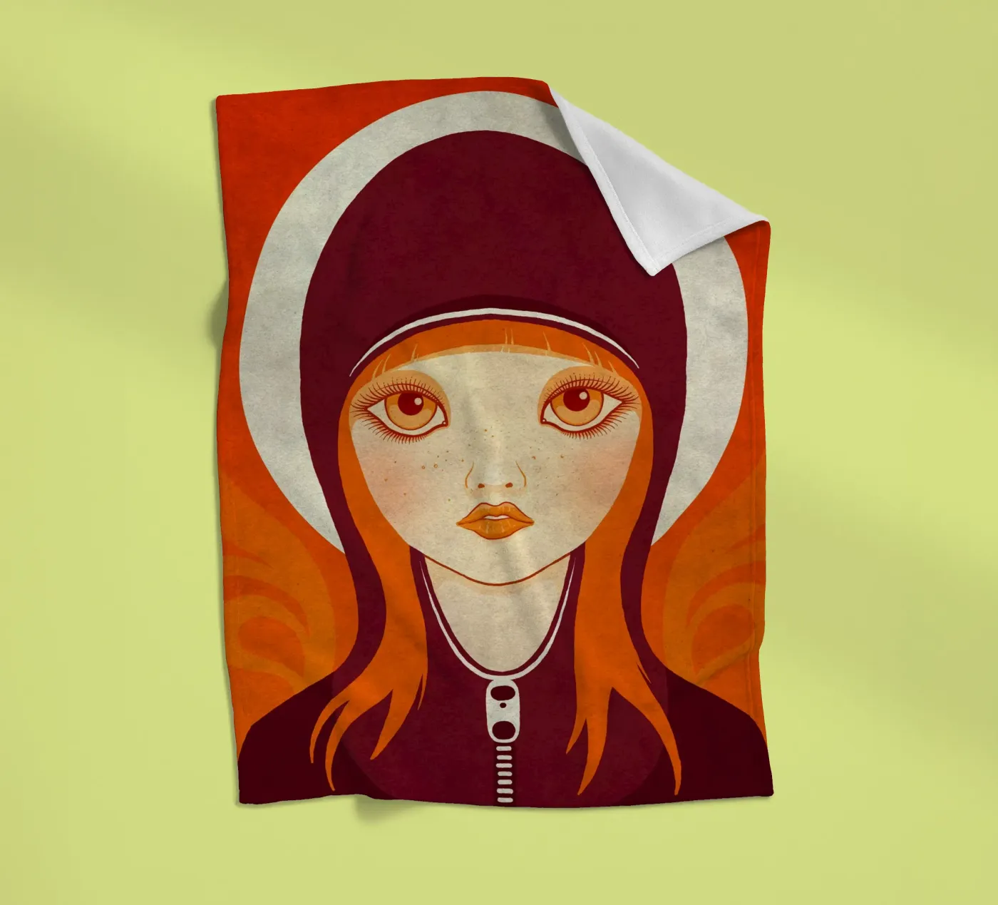 ICON fleece blanket by Kuba Gornowicz