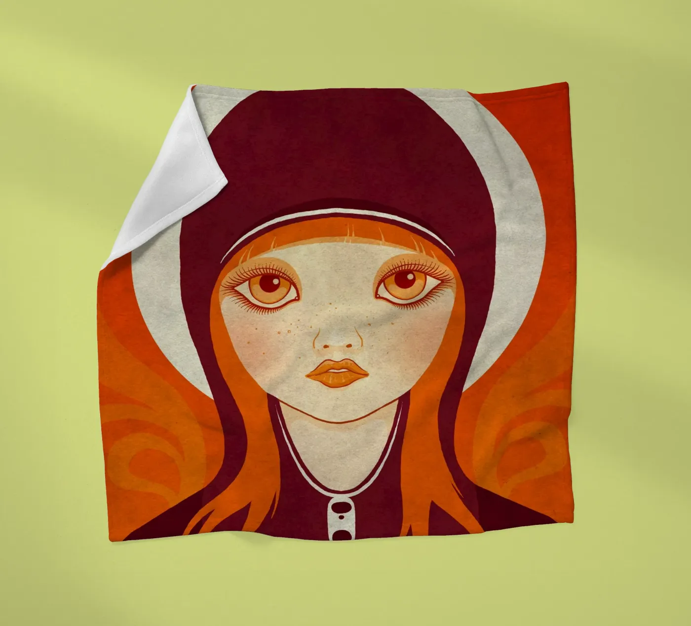ICON fleece blanket by Kuba Gornowicz