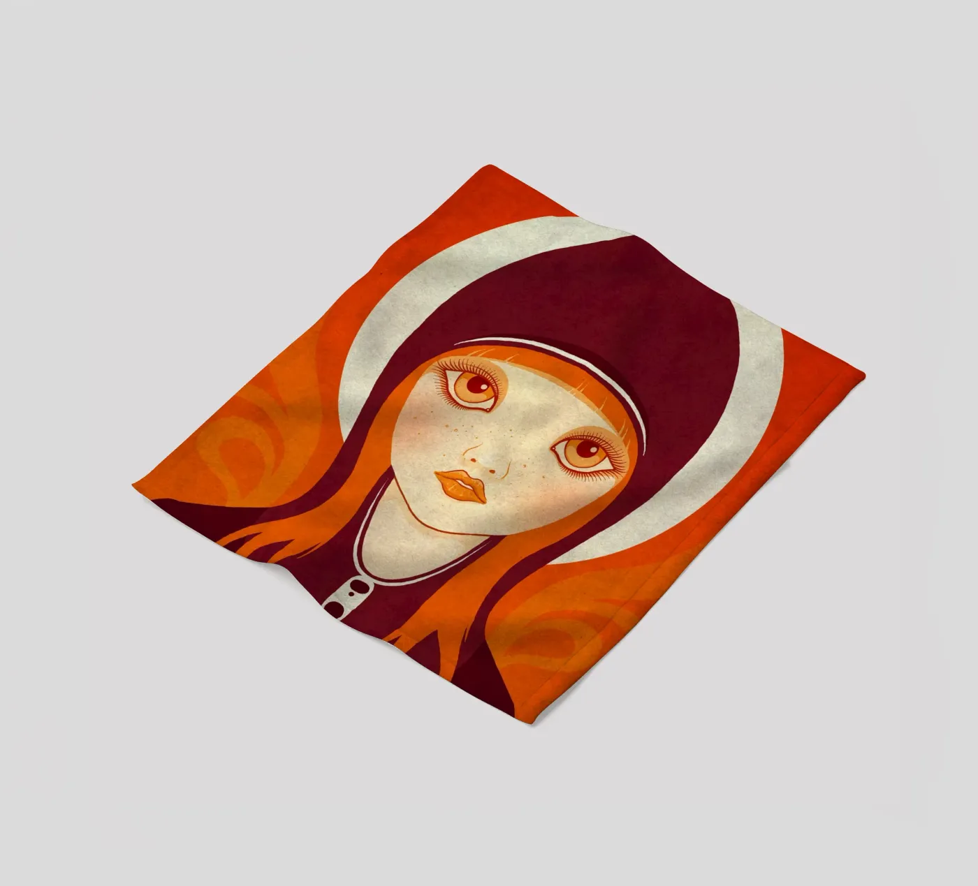 ICON fleece blanket by Kuba Gornowicz