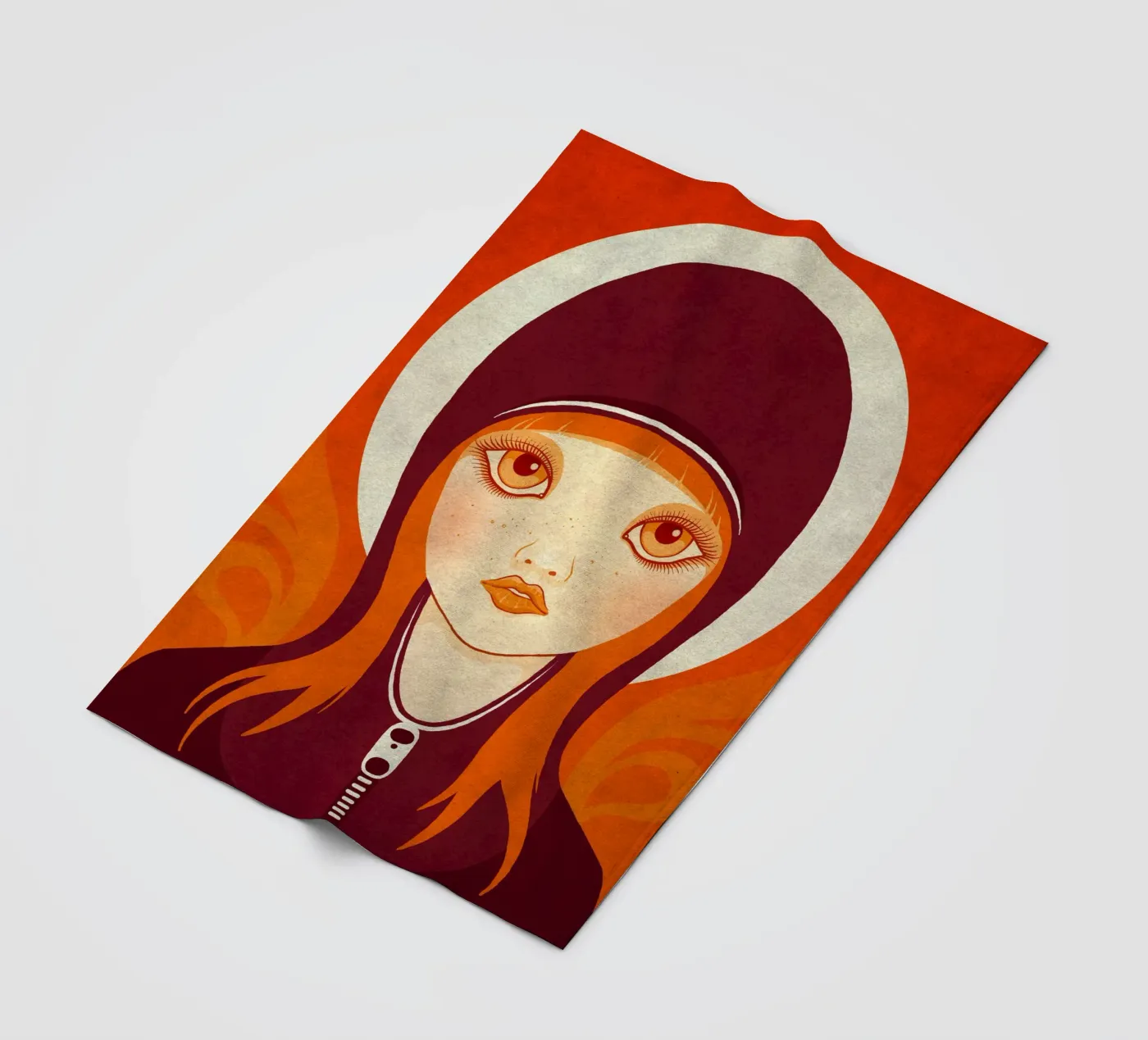 ICON fleece blanket by Kuba Gornowicz