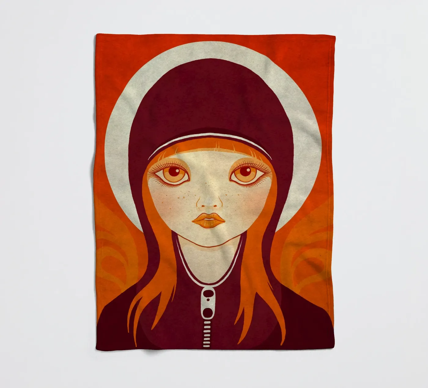 ICON fleece blanket by Kuba Gornowicz