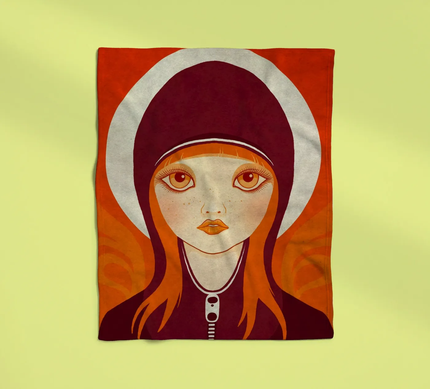 ICON fleece blanket by Kuba Gornowicz
