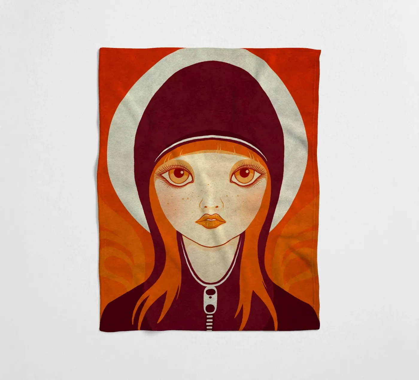ICON fleece blanket by Kuba Gornowicz