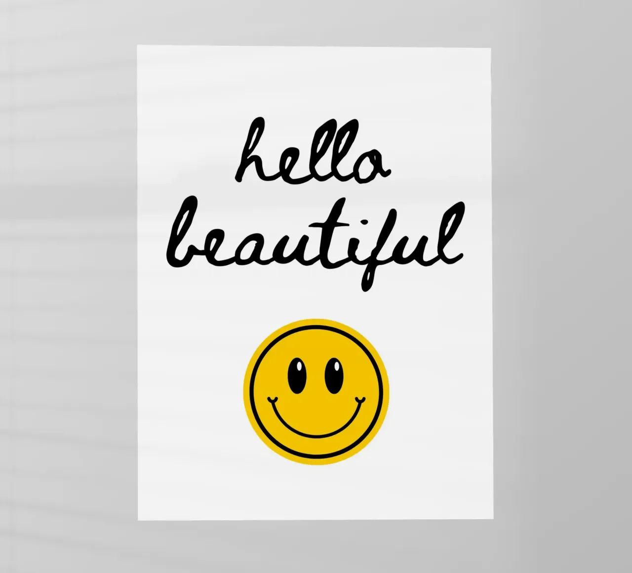 Hello beautiful pellicola backlit da PinkCandyWalls