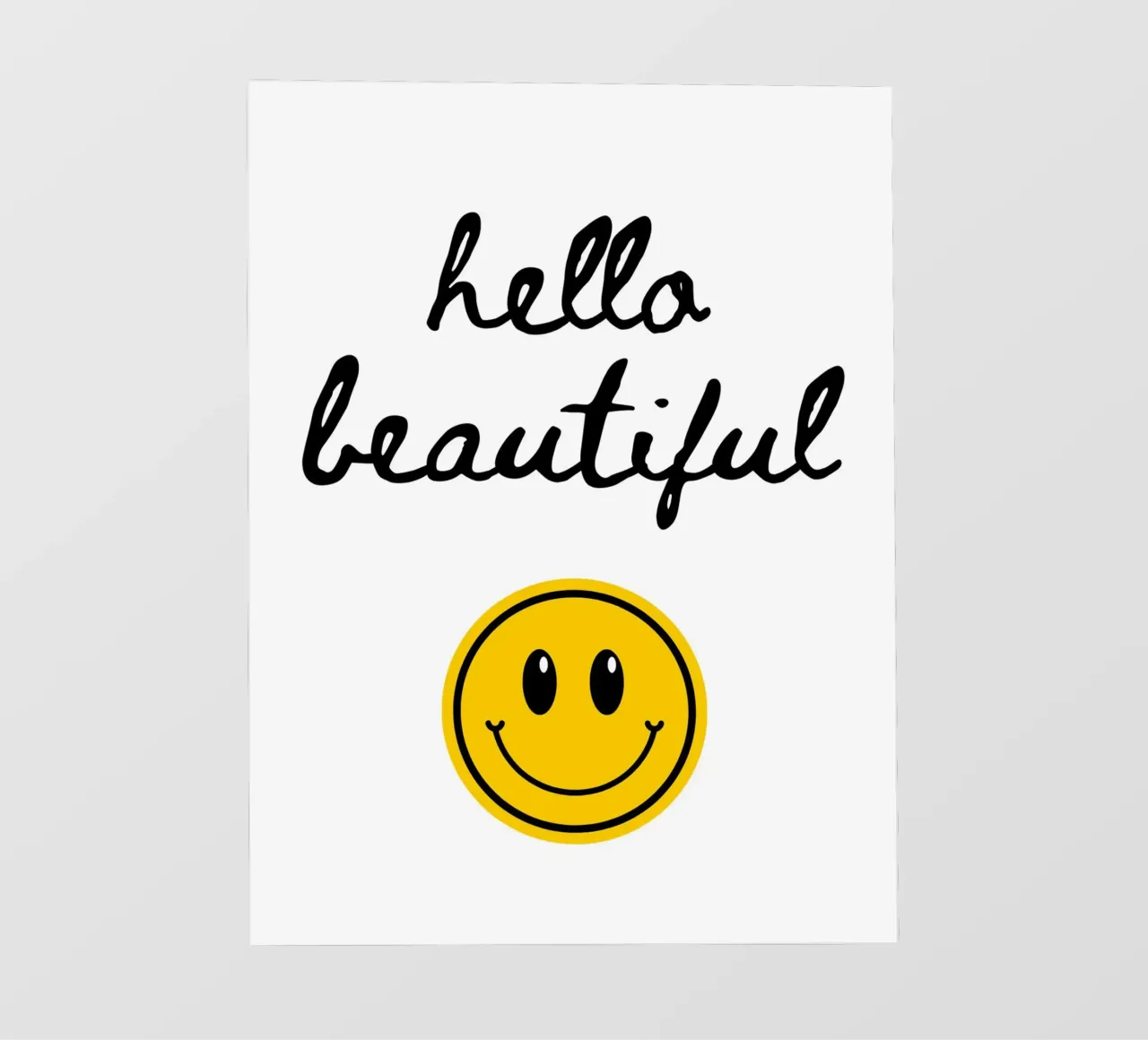 Hello beautiful telo in pvc da PinkCandyWalls