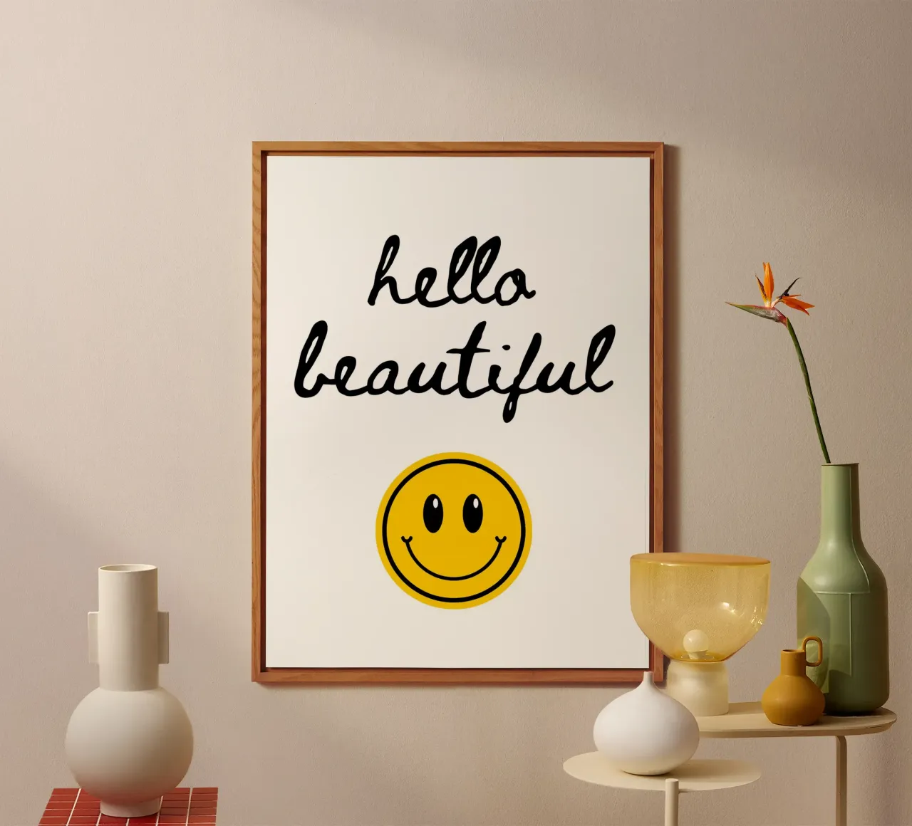 Hello beautiful alluminio dibond da PinkCandyWalls