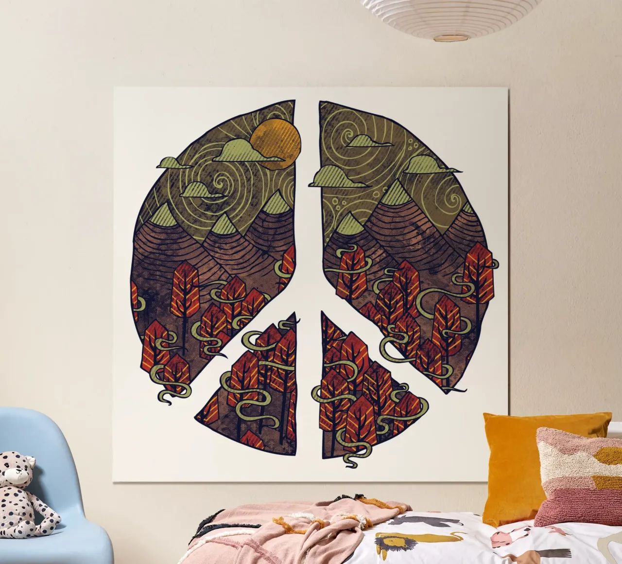 Peaceful Landscape poster da againstbound