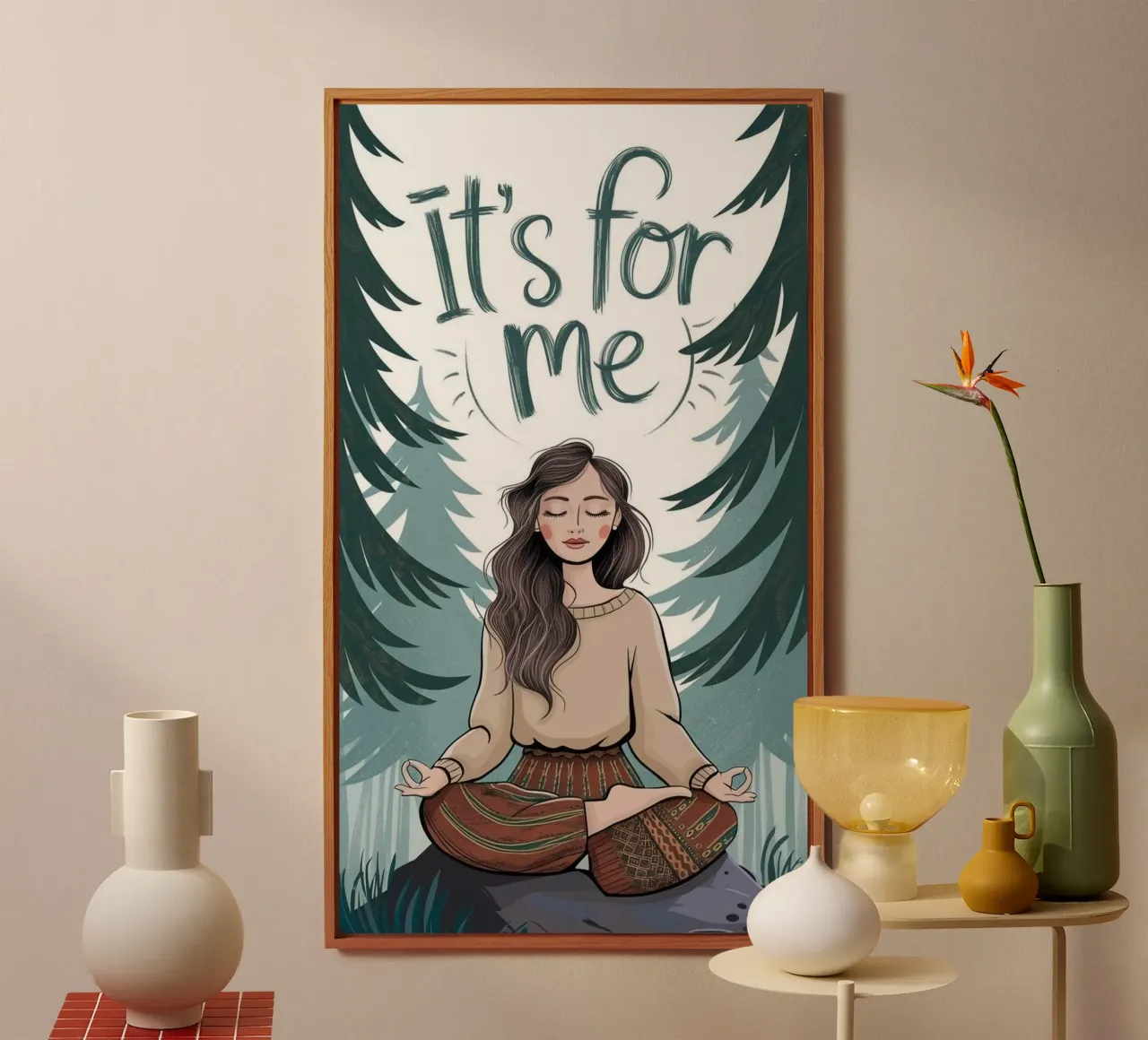meditation in forest alluminio dibond da melts