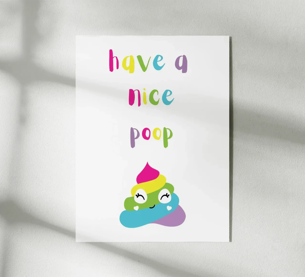 Have a nice poop plexiglass da PinkCandyWalls