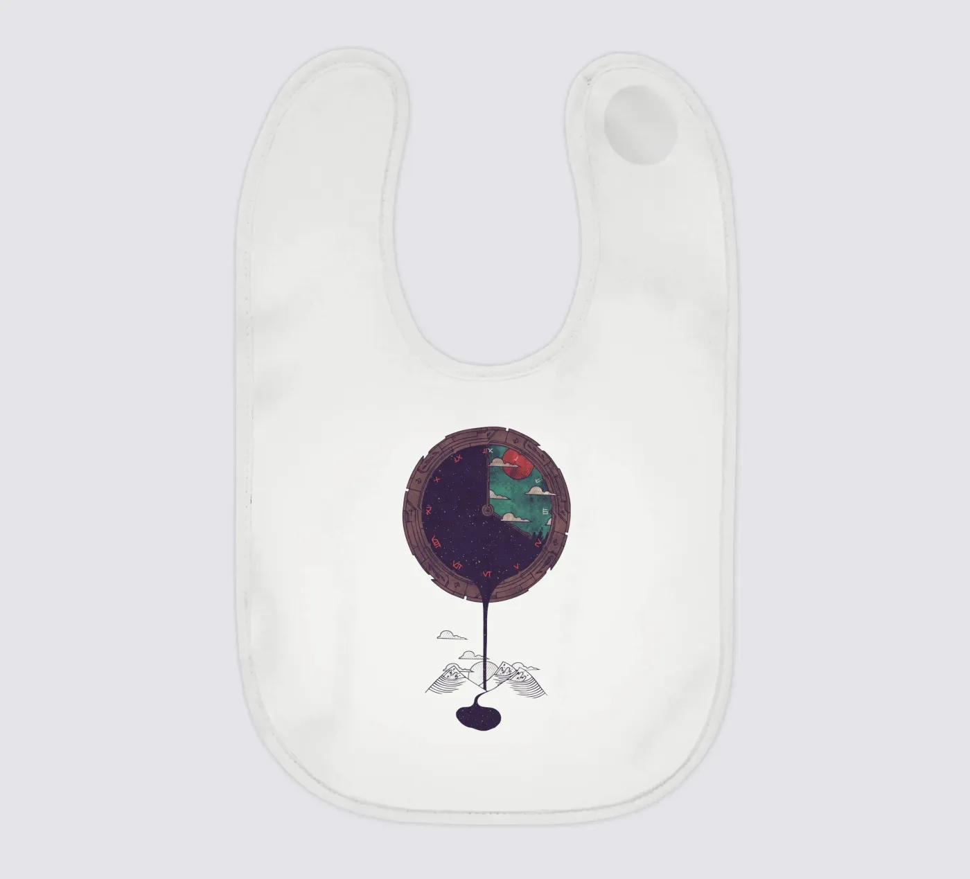 Nightfall baby bib by againstbound