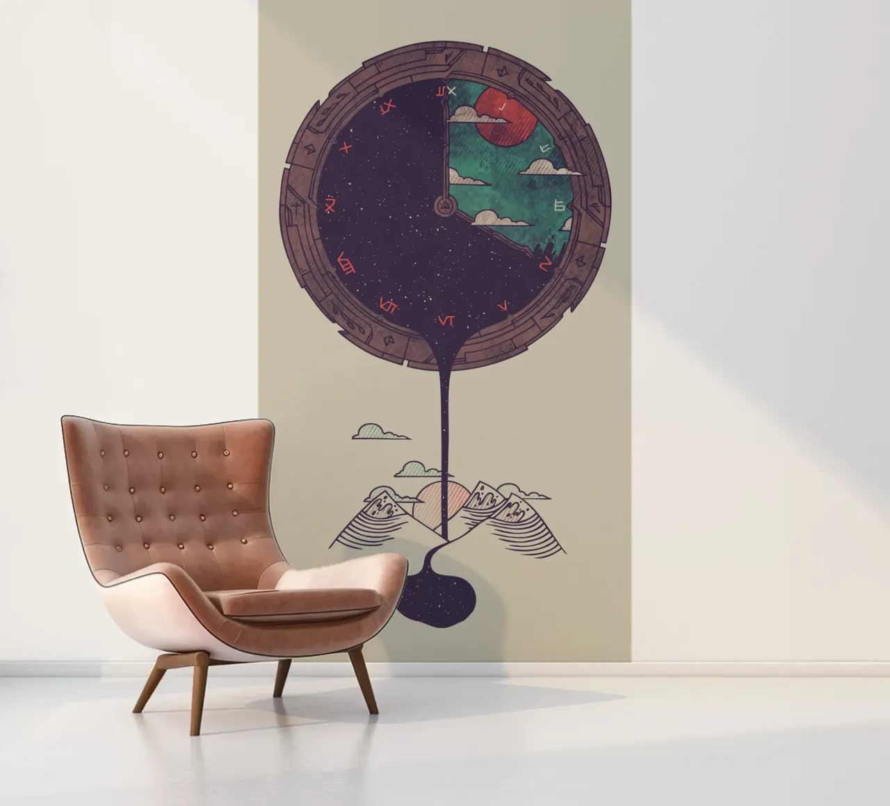 Nightfall fotobehang van againstbound