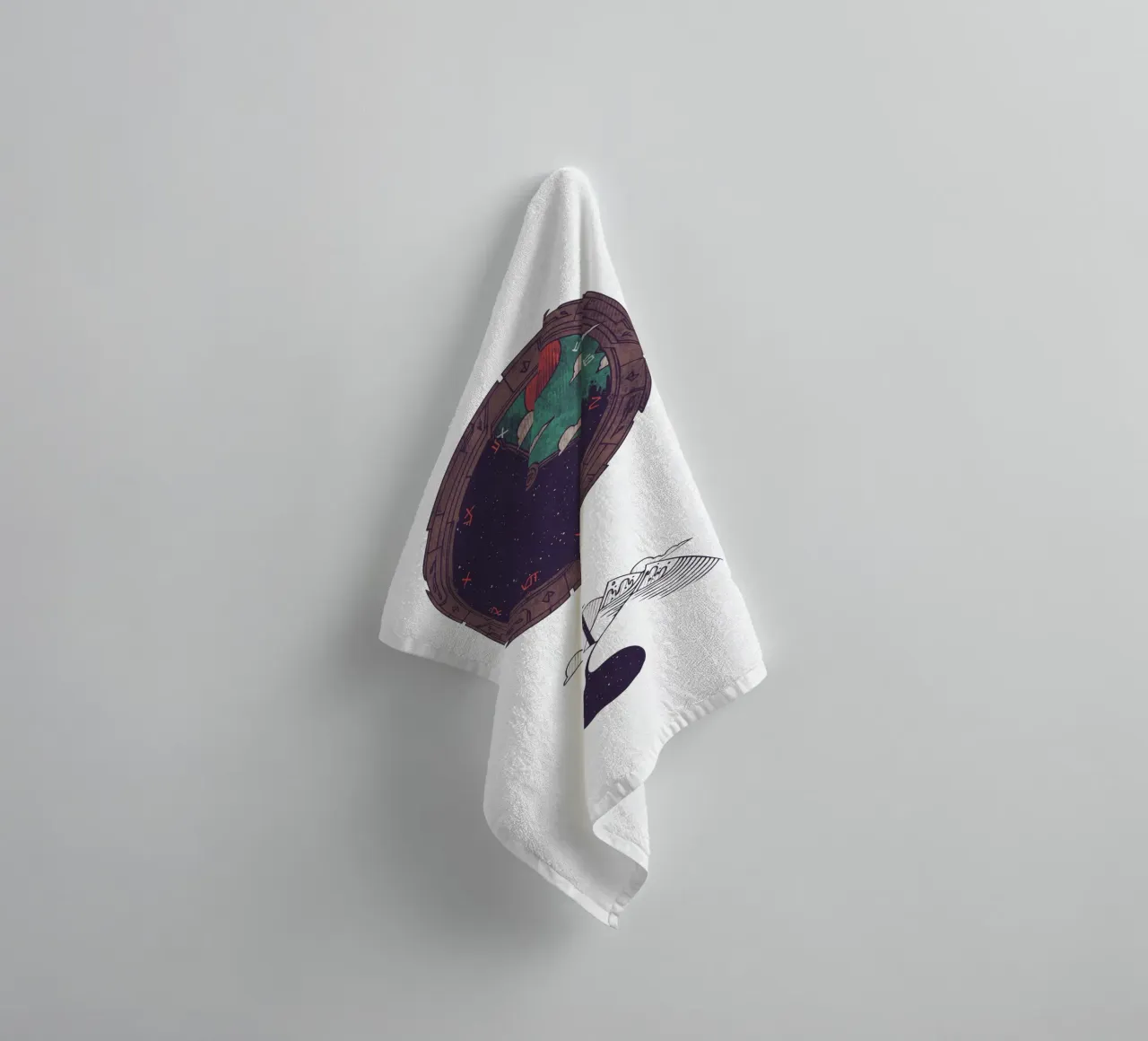 Nightfall towel by againstbound