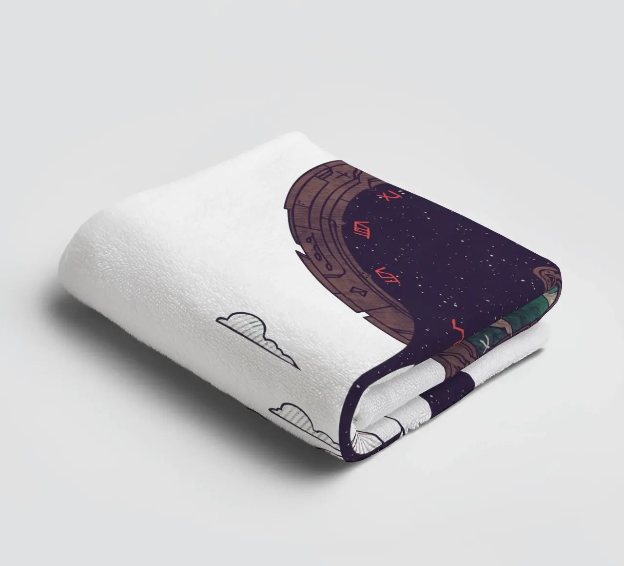 Nightfall towel by againstbound