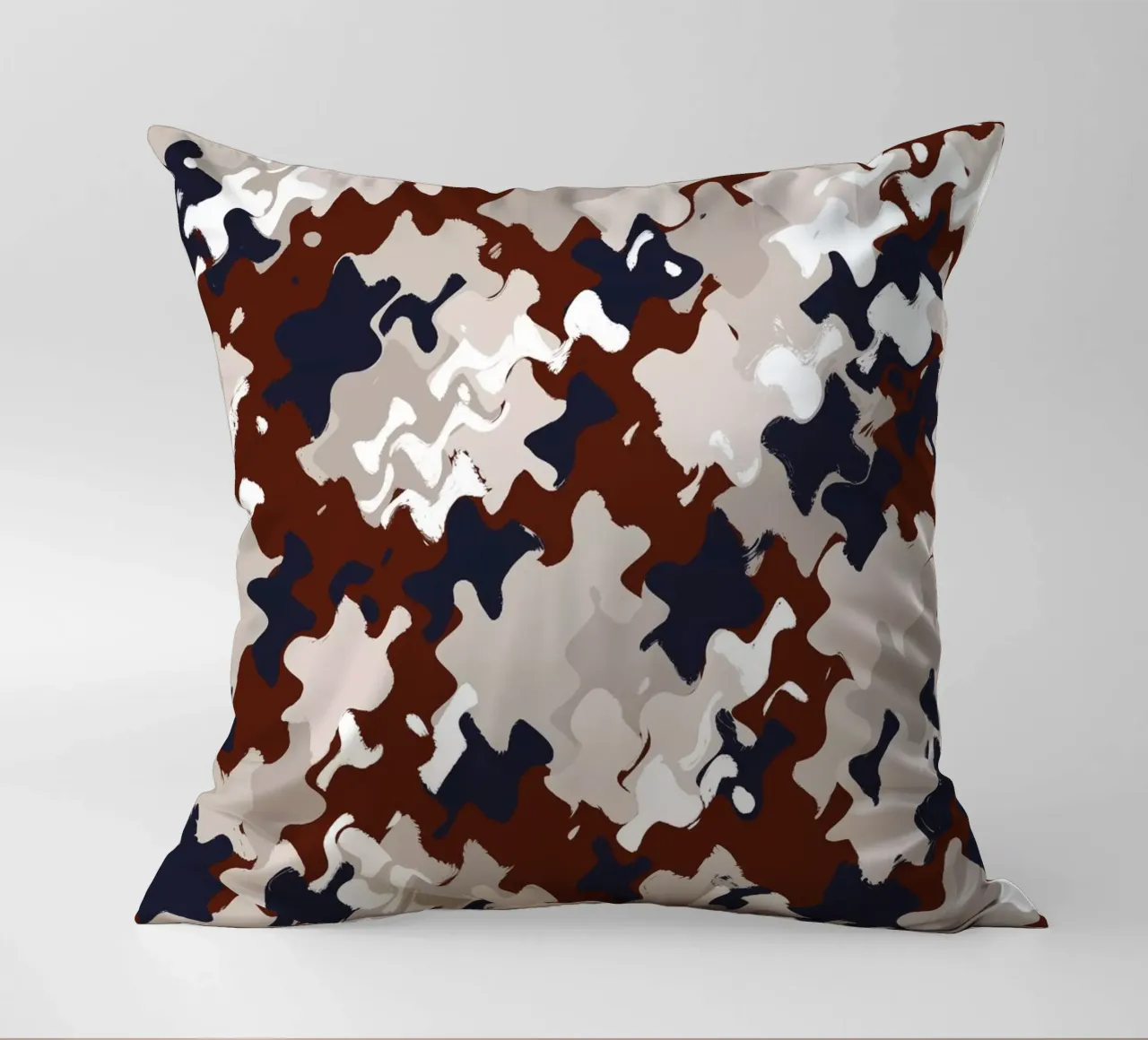 Pattern No 9 decorative cushion by treechild
